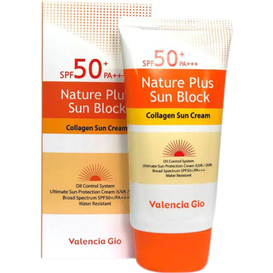 Valencia Gio Nature Plus Sun Block Collagen Sun Cream SPF 50+ PA+++