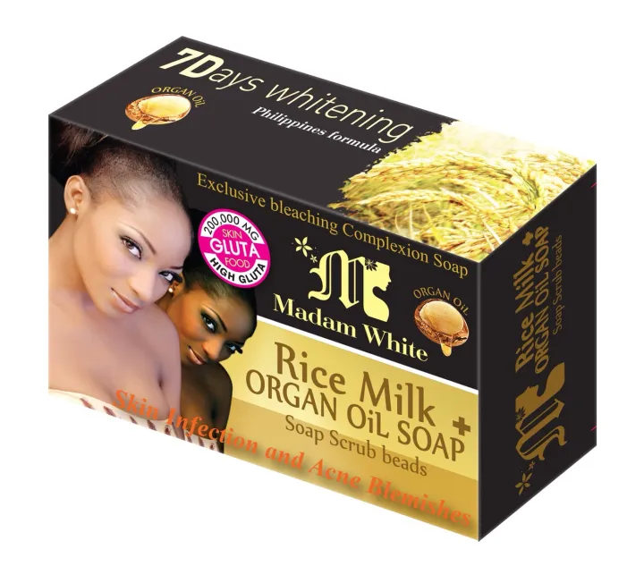 Madam White Rice Milk Argan Oil Soap