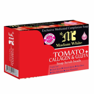 Madam Tomato+Collagen & Gluta Soap Scrub Beads